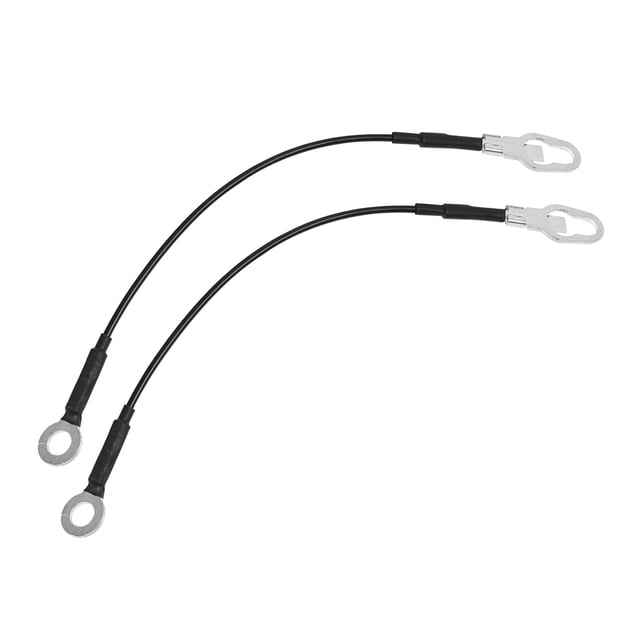 2uds Cables Compuerta Trasera Tono Plateado Negro Metal para 93-11 para Ford Ranger