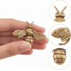 thumbnail image 3 of 3 mini esculturas de abeja de latón, libélula, mariposa, adorno decorativo retro de abeja, figura de animal de buena suerte., 3 of 7