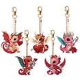 thumbnail image 1 of DIY Diamond Art Key Rings Llavero de forma especial Suministros Regalo de dibujos animados para niños, 1 of 9