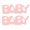 Pink Pastel, variant on Confetti Word BABY Blue Pastel - Pouch (1/2 oz) - CCP7832