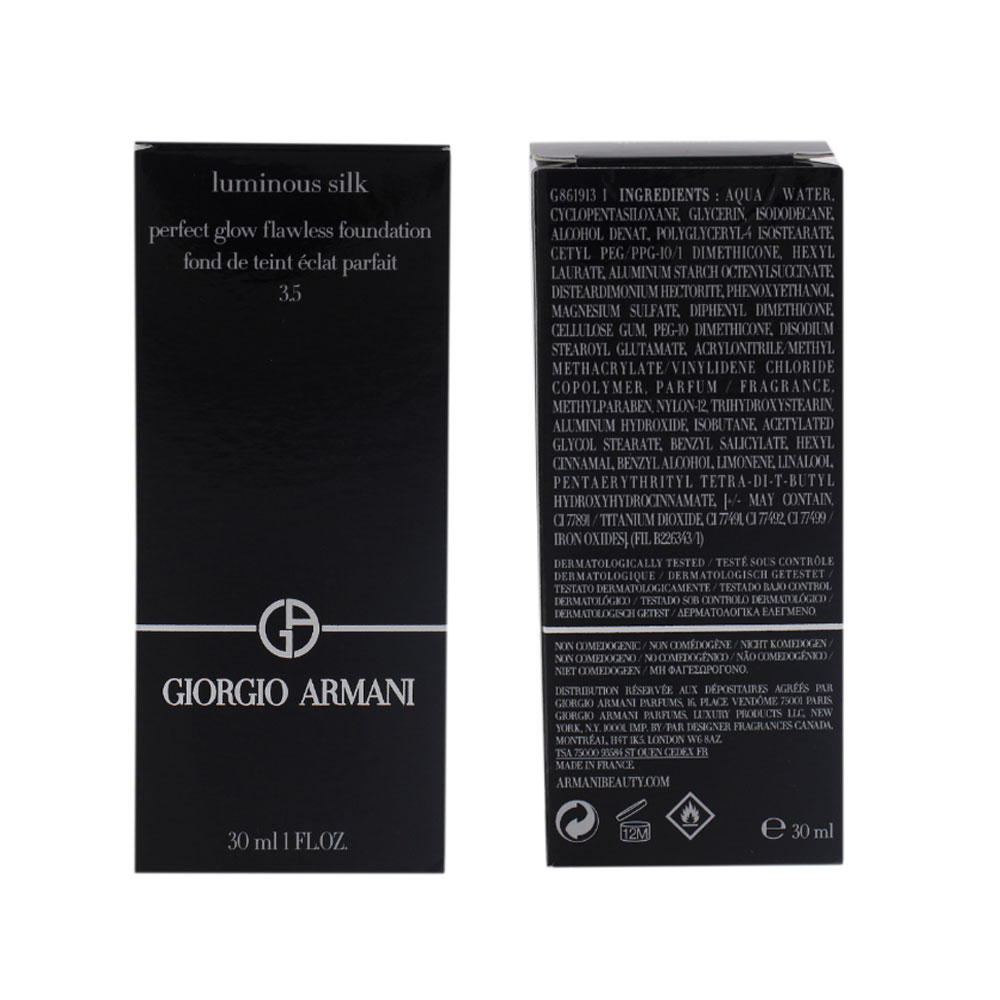 giorgio armani luminous silk non comedogenic