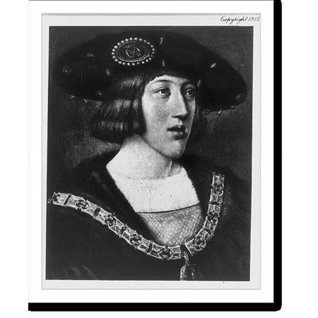 Historic Print, [Charles V, King of France, 1337-1380, bust portrait, facing right], 16" x 20"