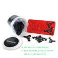 thumbnail image 2 of TUFFCRAFTS Moldable Foam Clay, (300 grams / 10.60 oz.), Black Clay, 2 of 7
