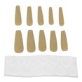thumbnail image 2 of Puntas de uñas postizas de cubierta completa, 10 piezas de uñas postizas de cubierta completa, uñas postizas de ataúd, diseñadas con precisión, 2 of 8