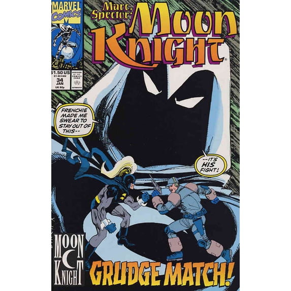 Marc Spector: Moon Knight #34 VF ; Marvel Comic Book