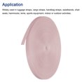 thumbnail image 5 of Uxcell Nylon Webbing Strap Flat 3/8" 50 Yards for DIY Luggage rack Leather Pink, 5 of 7