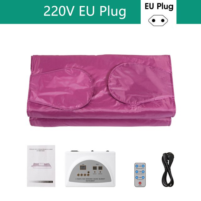 manta infraroja Sauna de pérdida de peso de la manta térmica Sauna LA TERMOTERAPIA PARA Spa Body para el hogar con forma de 50 Uds hojas de plástico manta térmica para uso esteticos