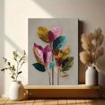 thumbnail image 6 of Abstract Tropical Leaves Canvas Print，Hotel Decor for Living Room Bedroom Dining Room Entryway, 6 of 8
