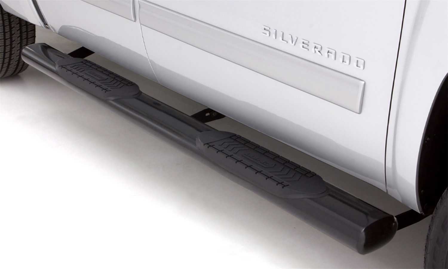 lund 26685007 black 6" oval straight nerf bar
