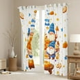 thumbnail image 4 of Feelyou Western Happy Hanukkah Black Out Curtains, Cartoon Funny Gnome Curtains Pack of 2 (42x63 Each), Chanukah Holiday Bedroom Curtains, Blackout Curtains Bedroom Decor, 4 of 7