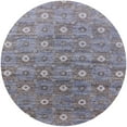 thumbnail image 1 of Ahgly Company Machine Washable Indoor Round Industrial Modern Dark Goldray Area Rugs, 6' Round, 1 of 7