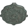 thumbnail image 3 of 36"W x 26"H x 1 1/2"P Pesaro Ceiling Medallion, Hand-Painted Cloud Burst Crackle, 3 of 4