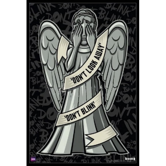 Doctor Who - Weeping Angel Laminated & Framed Poster (24 x 36)