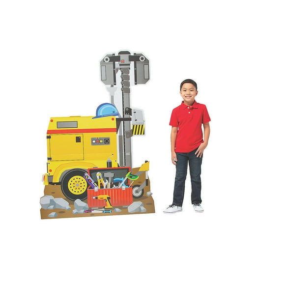 Construction Vbs Generator Stand Up - Party Decor - 1 Piece