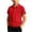 Red, variant on QIUOMBBP Stripped Tops Cotton for Boys Summer Collar Short Sleeve Shirts Basic Back to School Outfits Pink L