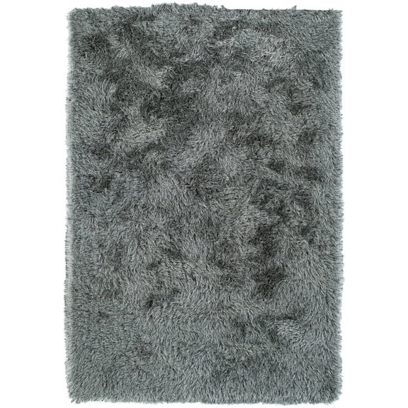 Berkley Bold Area Rug IA100 Ia100 Pewter Pewter Monochrome Fluffy 3' 6" x 5' 6" Rectangle