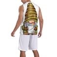 thumbnail image 2 of Naloa Fishing Gnome Fisherman Basketball Jersey Reversible Men's Mesh Athletic Sports Shirts Training Practice S-4XL3X-Large, 2 of 6