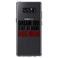 thumbnail image 1 of DistinctInk Clear Shockproof Hybrid Case for Samsung Galaxy Note 8 - TPU Bumper Acrylic Back Tempered Glass Screen Protector - Dream Job: Stay At Home Dog Mom, 1 of 5