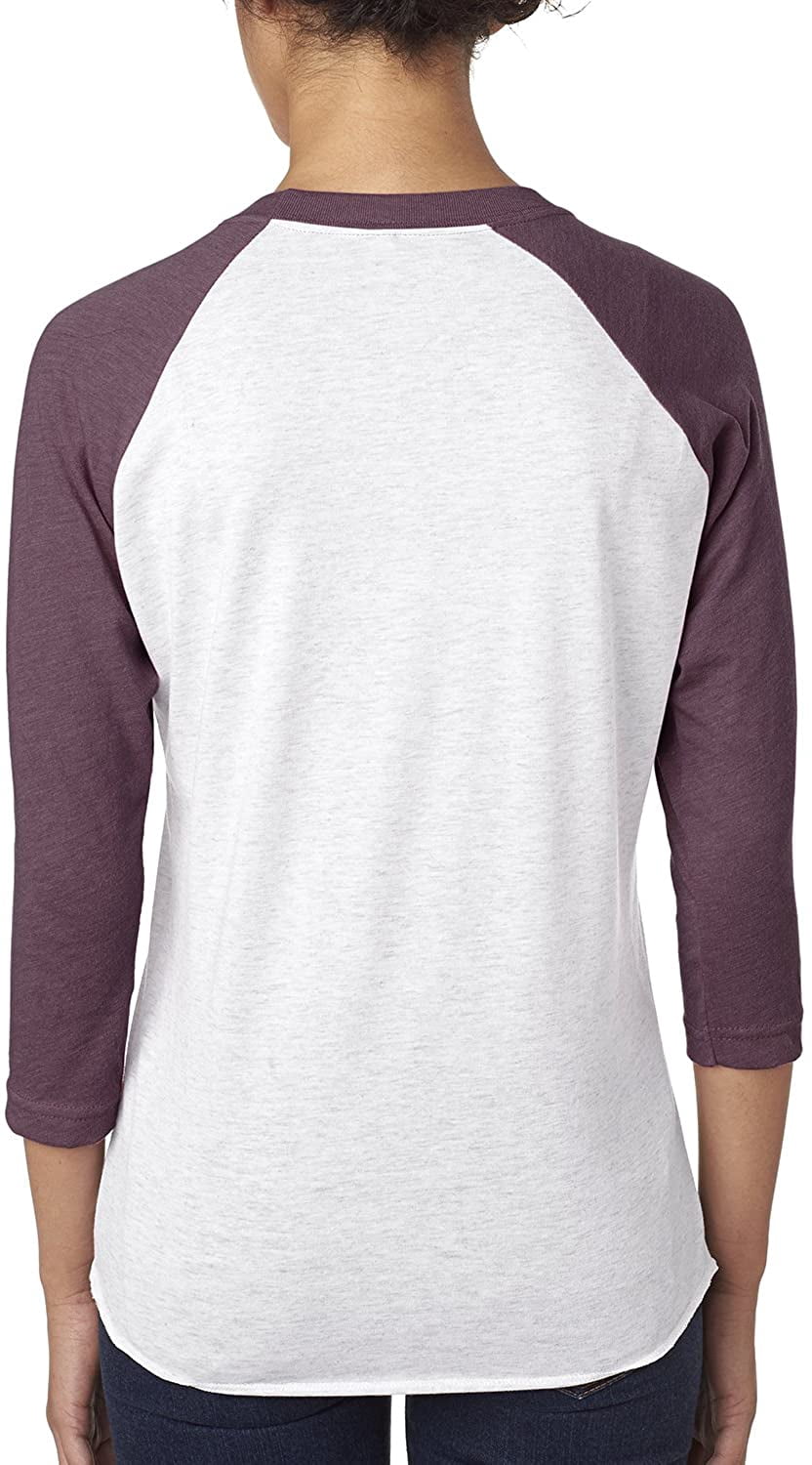Mens Clementine Tri-Blend 3/4-Sleeve Raglan Tee