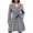 Gray, variant on Women's Slim Fit Wool Blend Coat, Double-Breasted Lapel Design, Solid Color Elegant Overcoat, Warm Winter Outerwear, Classic Trench Style,Black 2XL