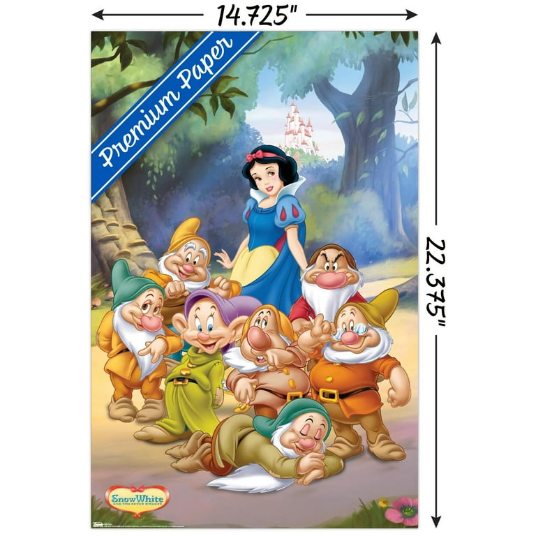Disney Snow White and the Seven Dwarfs - Group Wall Poster