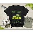 thumbnail image 7 of Just Keep Going Cute Turtle Tortoise Motivational Inspire T-Shirt Tortoise Quote Lover Gift T Shirt for Men Women Kids Boys Girls Tshirt, 7 of 7
