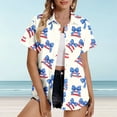 thumbnail image 4 of Usted Es Más Que una Camisa de Puntuación de Prueba, Día de la Independencia de Manga Corta, Camisa de Solapa, 4 of 5