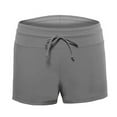 thumbnail image 6 of UTTOASFAY Woman Pants Women Swimsuit Shorts Pants Tankini Swim Briefs Plus Size Bottom Boardshort Swim Short Gray 8(L), 6 of 7