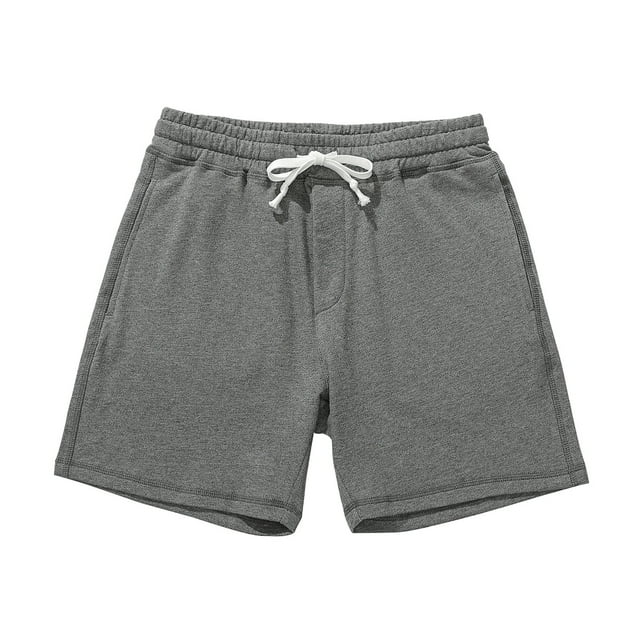Timegard Running Shorts for Men Elastic Waist Sweat Shorts Solid Color Casual Comfy Workout Shorts