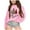 Pink, variant on Boys Girls Christmas Sweatshirt Long Sleeve Crewneck Casual Merry Christmas Graphic Sweatshirts Kids Pullover Tops 3-10 Years