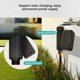 thumbnail image 5 of Válvula de Agua de Riego Temporizada WiFi para Hogar Inteligente Tuya IP65 A Prueba de Agua con Entrada de Latón, Irrigador con Energía Solar, Interfaz Estadounidense, 5 of 5