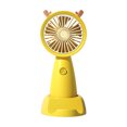 thumbnail image 1 of Mini ventilador portátil Cute Antler USB Recargable Pocket Handheld Fan (Amarillo) Tmvgtek Para Estrenar, 1 of 8
