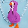 thumbnail image 3 of Desk Goose Outfits 7 inches, Mini Tabletop Goose Accessories,Funny Costume Outfit Hooded Shirt For Geese Statues Patio Yard Garden Porch Outdoor Decorations Gooses Outfits Hoodies, 3 of 6