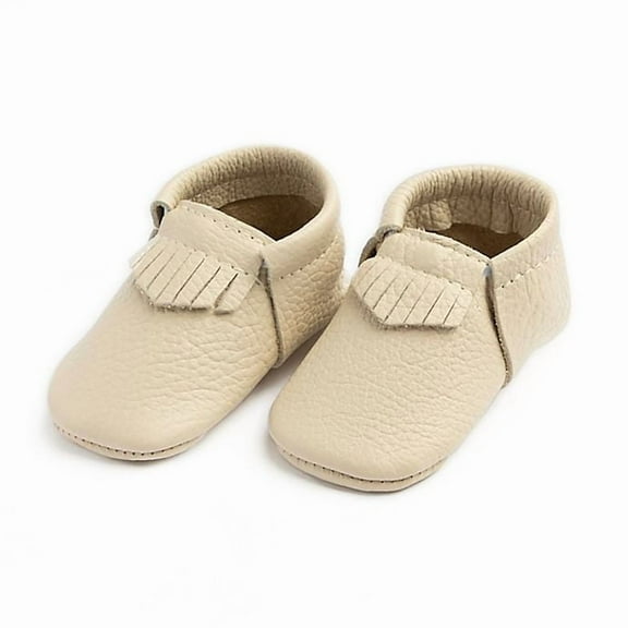 Freshly Picked First Pair Cream City Moccasin Baby Shoe Size 3
