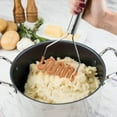 thumbnail image 2 of Tovolo Silicone Potato Masher (Apricot) - Meat Masher/Food Prep Tool with Ergonomic Design | High Heat Resistant | Non-Stick Kitchen Utensil, 2 of 3
