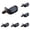 B, variant on L-Shaped Shelf Support Pins with Rubber Sleeve, 5mm Cabinet Shelf Holder Bracket for Glass Wood Shelves, Scratch-Free Anti-Slip Heavy-Duty Support for Kitchen Bookshelf Furniture, Set of 8, By Harlik