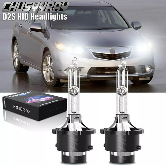 For Acura TSX 2004 2005 2006 2007 2008 HID Headlight Low Beam Bulbs Kit 6000K White 2 Pack