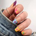 thumbnail image 1 of Press on Nails, Medium Fake Nails, False Nails with Glue, 1 of 5