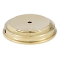 thumbnail image 2 of B&P Lamp® 5.5 Inch Unfinished Brass Finish Modern Style Spun Lamp Base, 2 of 2