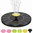 thumbnail image 1 of Solar Fountain, Outdoor Garden Solar Fountain, 1.4W Solar Bird Bath Fountain_Perfect Gift, 1 of 5