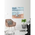 thumbnail image 5 of Parvez Taj Little White Doggie Canvas Wall Art, 5 of 9