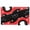 Red, variant on Compact Foldaway Stand, Wallet-Slim Phone Mount with Grip Arms, Portable Travel Essential for Smartphones