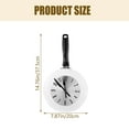 thumbnail image 3 of 1 Set Wall Clock Metal Round Frying Pan Kitchen Wall Clock Home Decor No Battery, 3 of 8