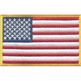 thumbnail image 5 of "HEDiGEAR Officially Licensed CLC The University of Oklahoma   Embroidered Velcro Patch Set with USA Flag – 4 Pack", 5 of 5