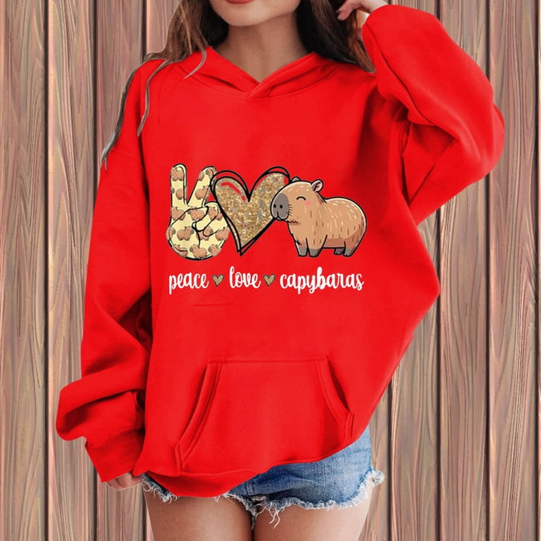 Capybara One-Piece Hooded Pajamas Set - Winter Fleece Sleepwear With Pockets, Y2K Cute Aesthetic