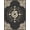Charcoal Black Gold Ivory, Pattern 10, variant on ODIKA 8'x10' Washable Area Rug Snake Vintage Celestial Design With Gothic Star Border And Serpent Coils for Dining Room, Large Office, Lounge, Non-Slip Chair-Friendly Mat