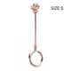 thumbnail image 3 of Ounissouiy Soporte para cigarrillos, anillo resistente a la corrosión, adorno Tobacciana, suministros de joyería coleccionables para mujeres y hombres, encendedores Oro rosa brillante 16 mm Ounissouiy HA060101-11B, 3 of 6