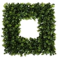 thumbnail image 7 of Pure Garden 16.5-Inch Indoor/Outdoor Artificial Greenery Boxwood Wreath for Frontdoor, Summer/Spring Decor, Green, 7 of 7