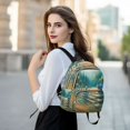 thumbnail image 6 of JIALIOU Mini Backpack Purse for Women Quilted Casual Daypack Small Travel Shoulder Bag, Bluebirds and Forests, 6 of 7