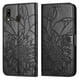 thumbnail image 1 of Funda tipo cartera con girasoles grabados para Samsung A40, elegante, multifuncional y con protección total., 1 of 5